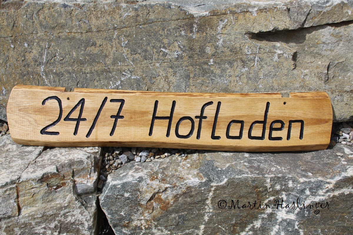 Hängeschild